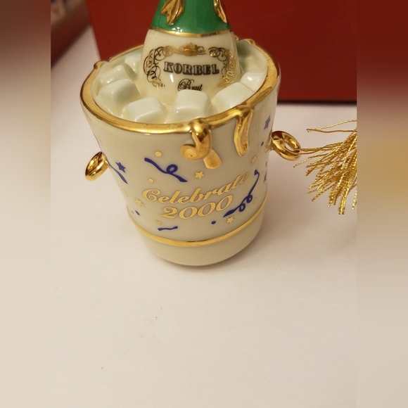 Lenox Celebrate 2000 Millennium Edition Ornament Korbel - Picture 5 of 16